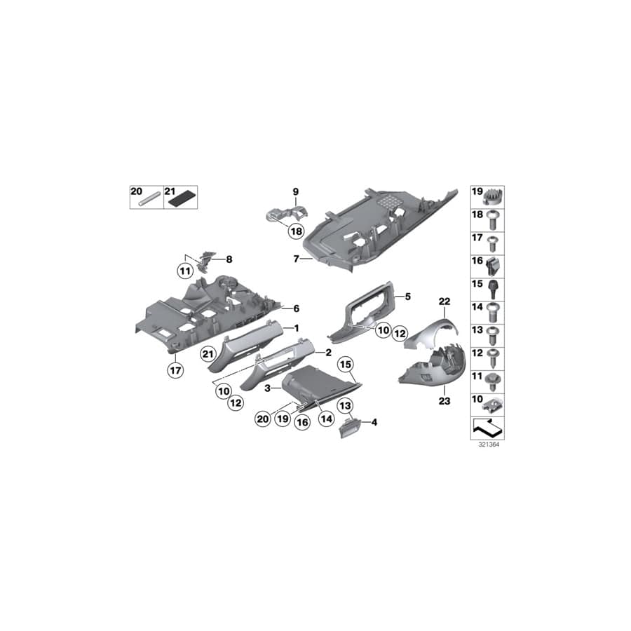 Genuine BMW 51459160046 F02 F01 F04 Driver'S Footwell Trim Panel SCHWARZ (Inc. ALPINA B7X, 740LdX & Hybrid 7L) | ML Performance UK Car Parts