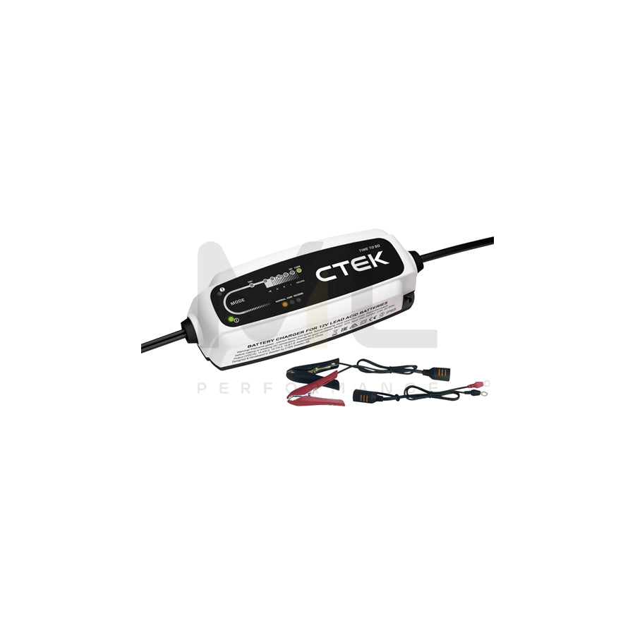 CTEK CT5, TIME TO GO 40-161 Battery Charger portable, trickle charger, 5A, 12V, 20-160Ah | ML Performance Car Parts