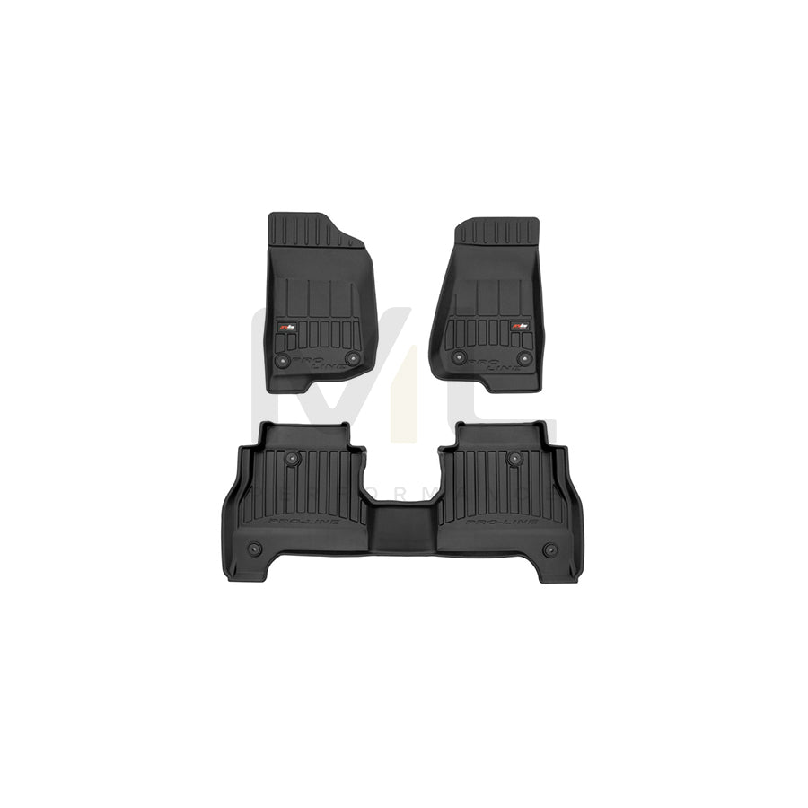 FROGUM Tailored, ProLine 3D426573 Floor mat set for JEEP Gladiator (JT) Elastomer, Front and Rear, Quantity: 4, Black | ML Performance Car Parts