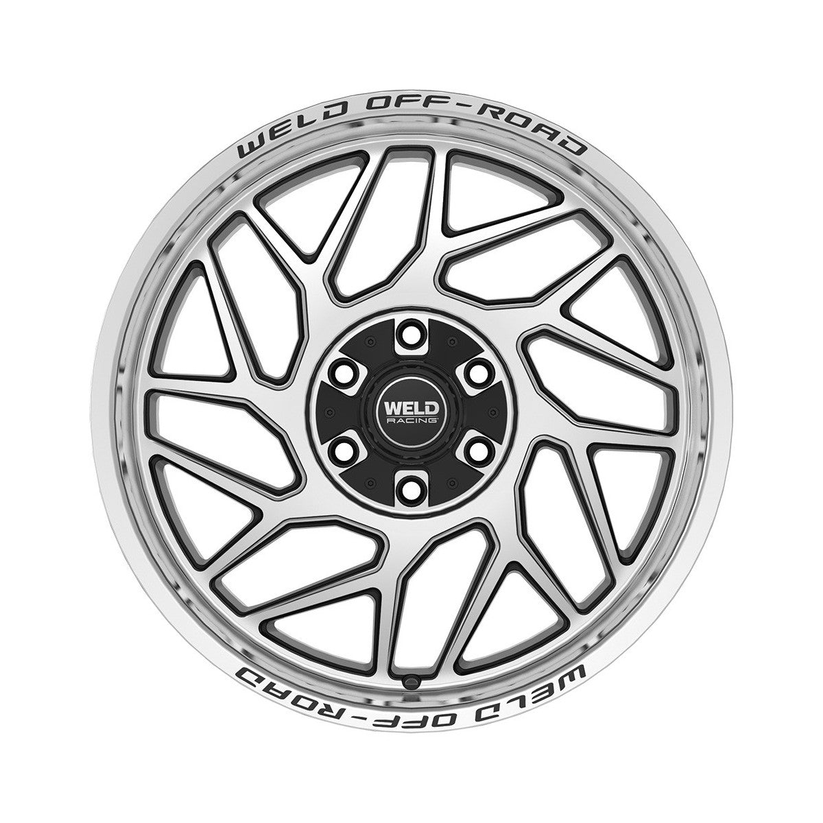 Weld W11800098475-P2 Fulcrum W118 Wheel 20x10 6x139.7 ET-18 BS4.75 Gloss Black MACH