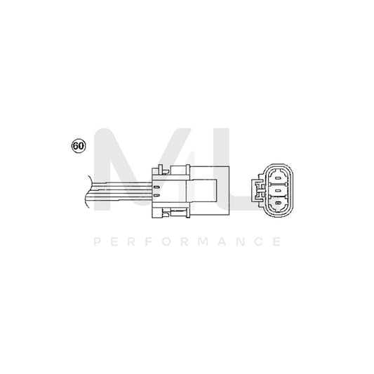 NTK Lambda Sensor / O2 Sensor (NGK 0022) - OTD2F-1P2 | ML Car Parts UK | ML Performance