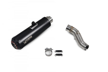 Scorpion PHA191BCER Honda CMX500 (Rebel) Red Power Slip-On - Black Ceramic Coated Sleeve | ML Performance UK UK