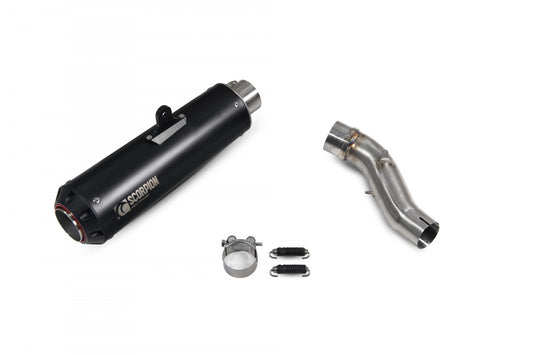 Scorpion PHA191BCER Honda CMX500 (Rebel) Red Power Slip-On - Black Ceramic Coated Sleeve | ML Performance UK UK