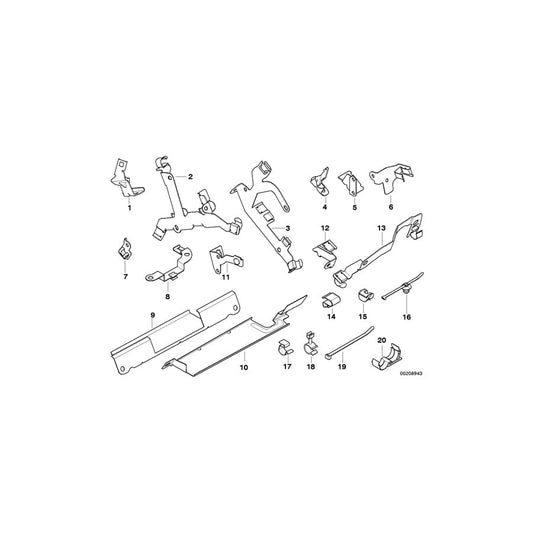 Genuine BMW 11617520505 E65 E67 Hex Bolt M6X14-Z1-8.8 (Inc. 760i & 760LiS) | ML Performance UK Car Parts