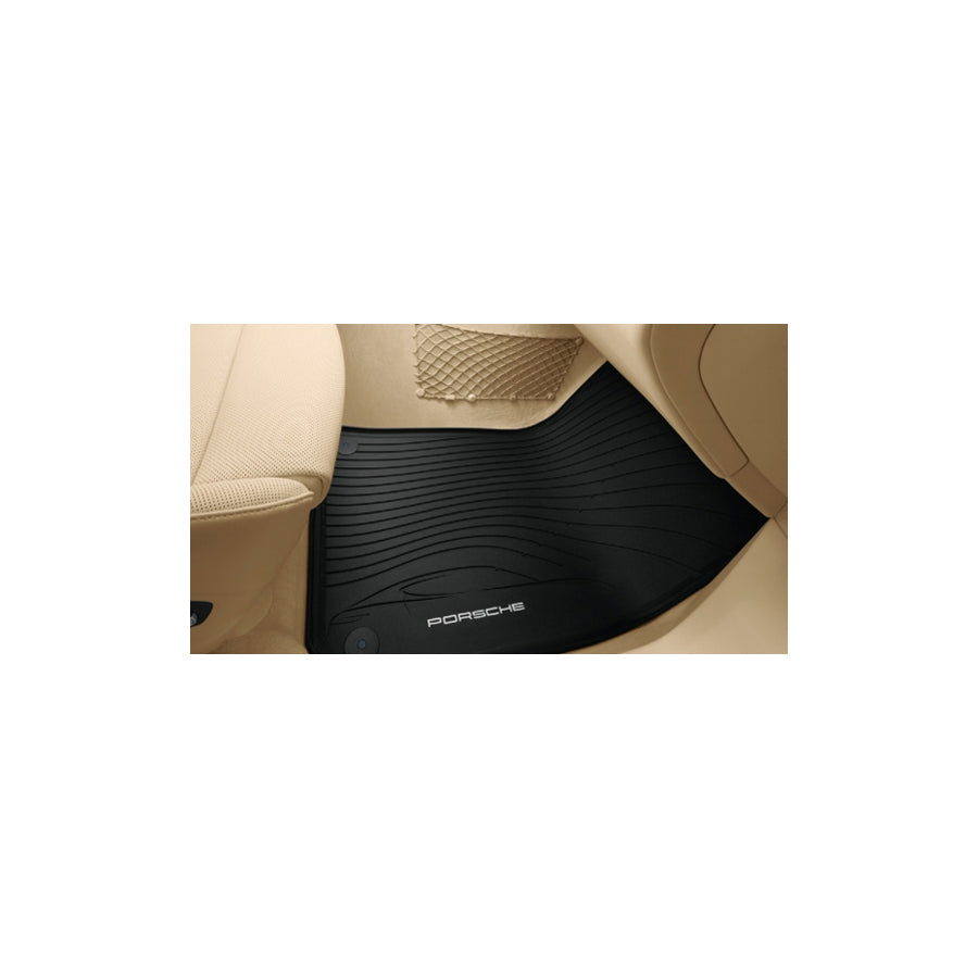 Genuine Porsche Rubber Floor Mats Porsche 970 Panamera Mki & Mkii - Rhd Cars | ML Performance UK Car Parts
