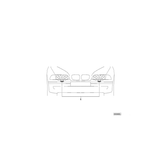 Genuine BMW 51117907271 E90 E91 Reinforcement, Bumper, Left (Inc. 318d, 330d & 335xi) | ML Performance UK