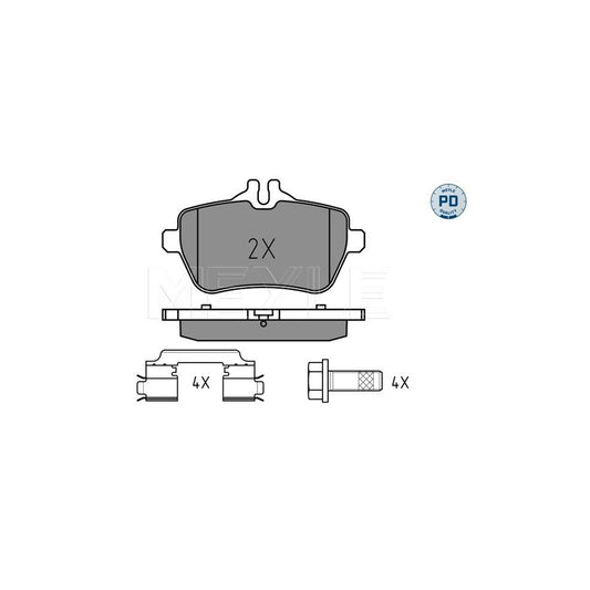Meyle 025 250 7119/Pd Brake Pad Set
