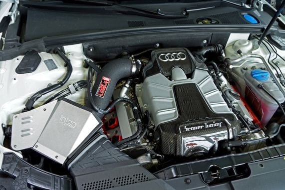 INJEN S5/A5 '12/- 3.0L V6 TFSI SHORT RAM AIR INTAKE SYSTEM - SP3079BLK_5