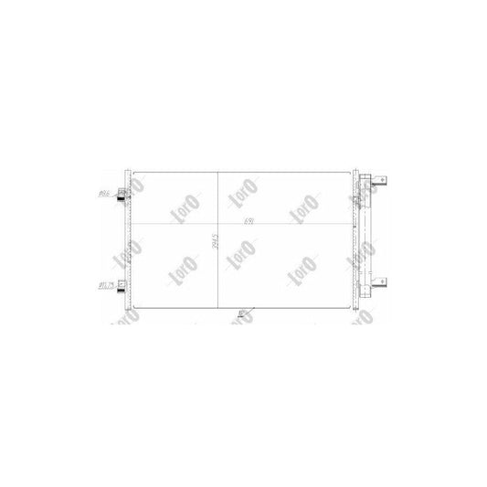 Abakus 0370160056 Air Conditioning Condenser For Opel Astra | ML Performance UK