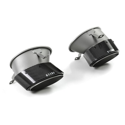 MANHART SLIP-ON EXHAUST FOR PORSCHE 911 (992) TURBO (S) WITH VALVE CONTROL BY KLINE INNOVATION