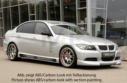 Rieger 00099548 BMW 3 Series E90 E91 Side Skirt 2 | ML Performance UK Car Parts