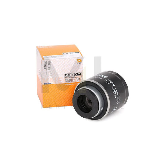 MAHLE ORIGINAL OC 593/4 Oil Filter Spin-on Filter, with one anti-return valve | ML Performance Car Parts