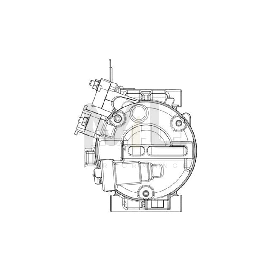 MAHLE ORIGINAL ACP 634 000P Compressor, air conditioning PAG 46 YF, Refrigerant: R 1234yf, R 134a | ML Performance Car Parts