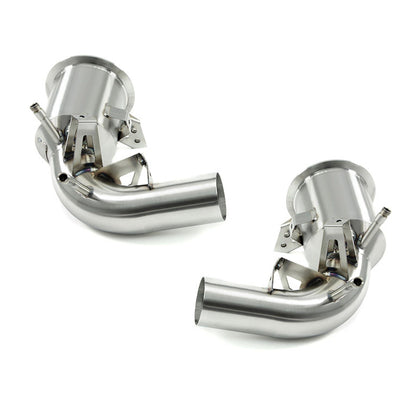 MANHART MH5PT9923103 DOWNPIPES SPORT FOR PORSCHE 911 (992) TURBO (S) WITH 200 CELLS HJS CATALYTIC CONVERTERS BY KLINE INNOVATION