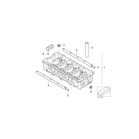 Genuine BMW 11121487186 R53 R50 Spark Plug Pipe (Inc. One, One 1.6i & Cooper S) | ML Performance UK Car Parts