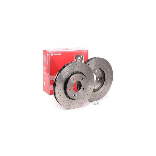 BREMBO XTRA LINE 09.8304.1X Brake Disc Perforated / Vented, Coated, High-carbon, with bolts/screws | ML Performance Car Parts