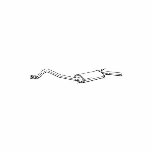 Bosal 283-925 Rear Silencer For Vw Transporter T4 Platform / Chassis (70E, 70L, 70M, 7De, 7Dl, 7D)