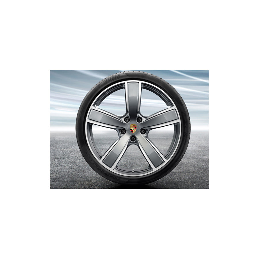 Genuine Porsche 22 Cayenne 'Sport Classic' Alloy Wheels & Summer Tyres Original Porsche | ML Performance UK Car Parts