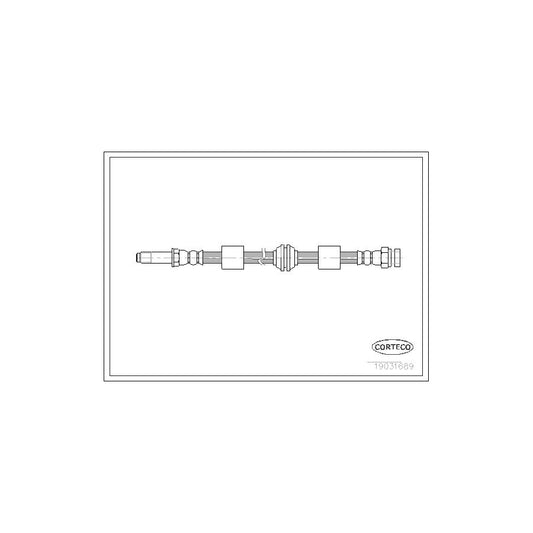 Corteco 19031689 Brake Hose For Ford Galaxy Mk1 (Wgr) Mpv | ML Performance UK
