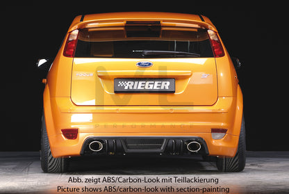 Rieger 00034138 Ford Focus 2 Rear Diffuser 3 | ML Performance UK Car Parts