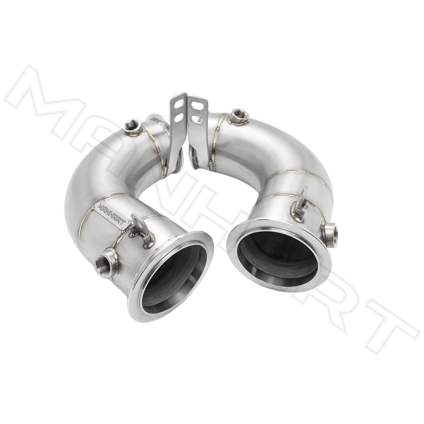 MANHART MH5F9011100_M8 DOWNPIPES RACE FOR BMW F9X M8 (COMPETITION) CAT-REPLACEMENT (PART 1 OF 2)