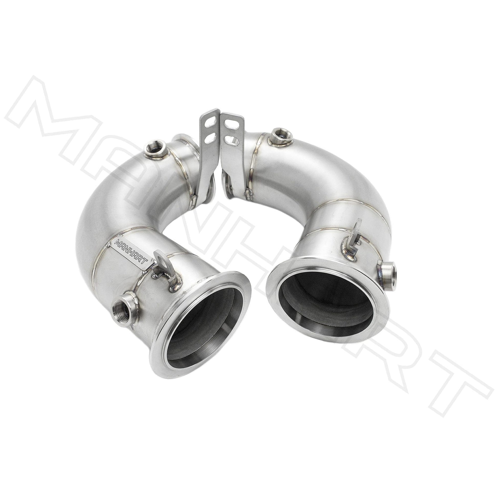 MANHART MH5F9011100_M8 DOWNPIPES RACE FOR BMW F9X M8 (COMPETITION) CAT-REPLACEMENT (PART 1 OF 2)