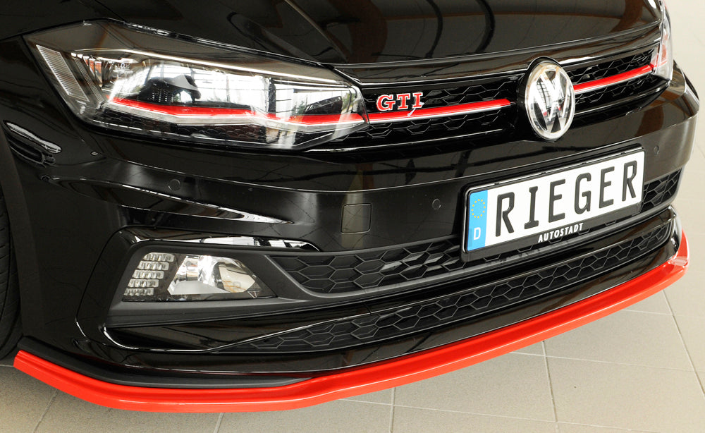 Rieger 00047220 VW Polo AW Front Splitter (Inc. Polo AW GTI) - Matte B – ML  Performance