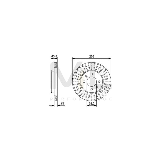 BOSCH 0 986 479 W05 Brake Disc Vented, Oiled | ML Performance Car Parts