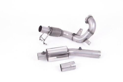 MillTek SSXVW554 Audi VW Large-bore Downpipe and De-Cat Resonated (Inc. A1 & Polo)