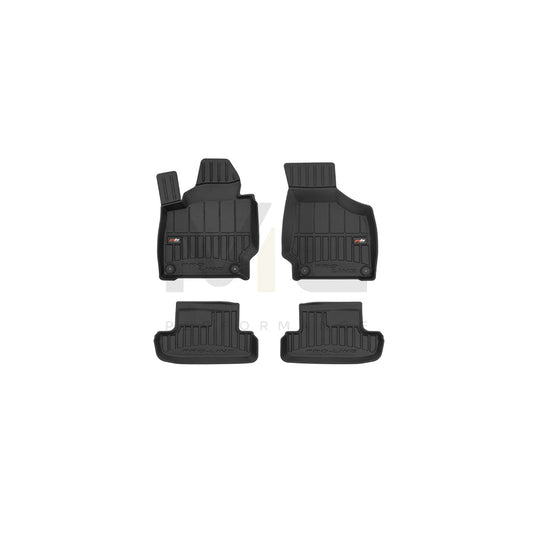 FROGUM Tailored, ProLine 3D425842 Floor mat set for AUDI TT Coupe (8J3) Elastomer, Front and Rear, Quantity: 4, Black | ML Performance Car Parts