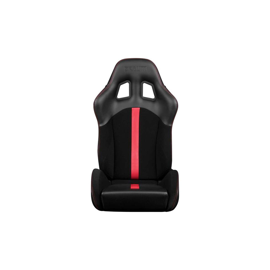 BRAUM Defender Series Racing Seats (Red Stripe) – Pair