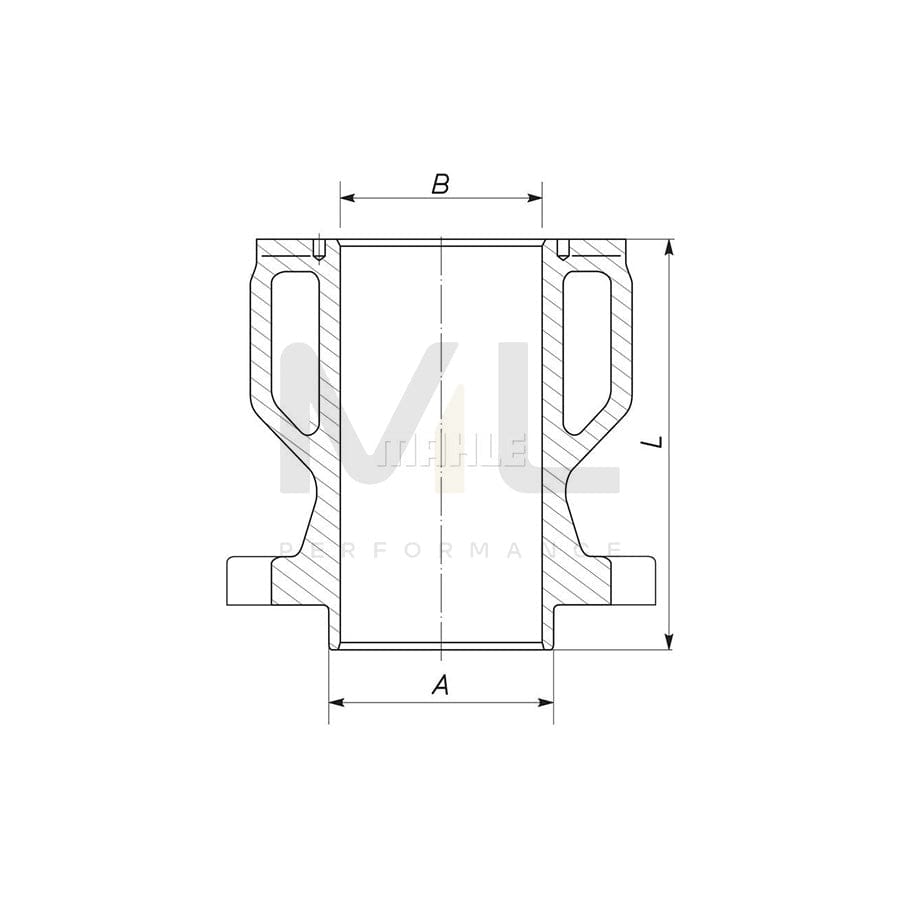 MAHLE ORIGINAL 004 WN 05 00 Cylinder Sleeve 90,0mm | ML Performance Car Parts