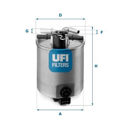 UFI 23.311.00 Oil Filter For Bugatti Eb 110