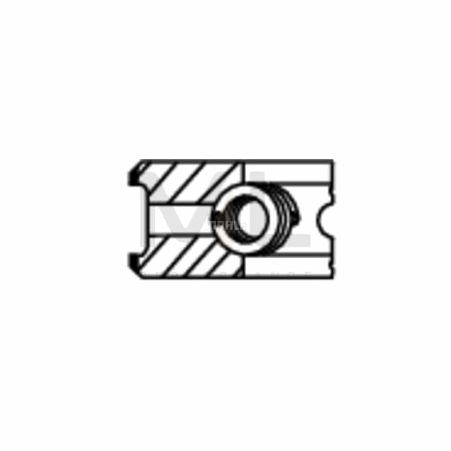 MAHLE ORIGINAL 002 74 N0 Piston Ring Kit suitable for MERCEDES-BENZ 190 (W201) Cyl.Bore: 95,5mm | ML Performance Car Parts