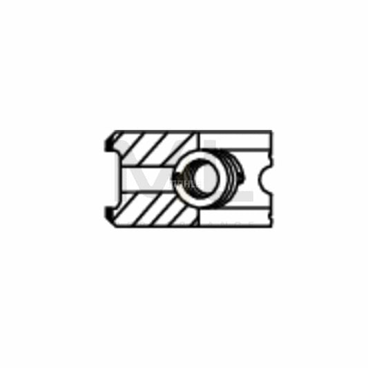 MAHLE ORIGINAL 002 74 N0 Piston Ring Kit suitable for MERCEDES-BENZ 190 (W201) Cyl.Bore: 95,5mm | ML Performance Car Parts
