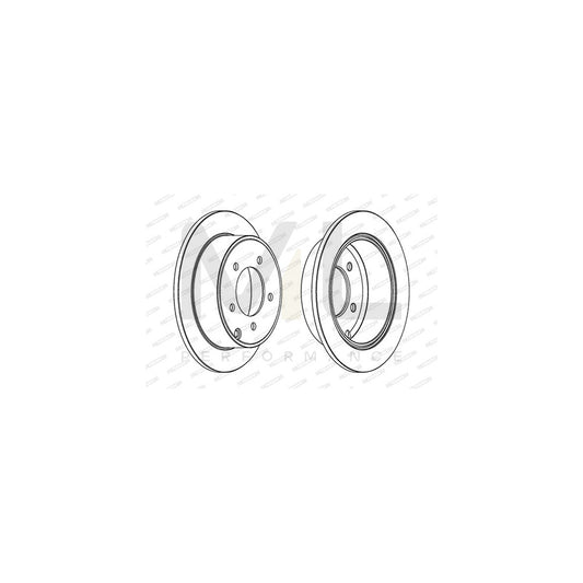 FERODO PREMIER Coat+ disc DDF1762C Brake Disc Solid, Coated, without bolts/screws | ML Performance Car Parts