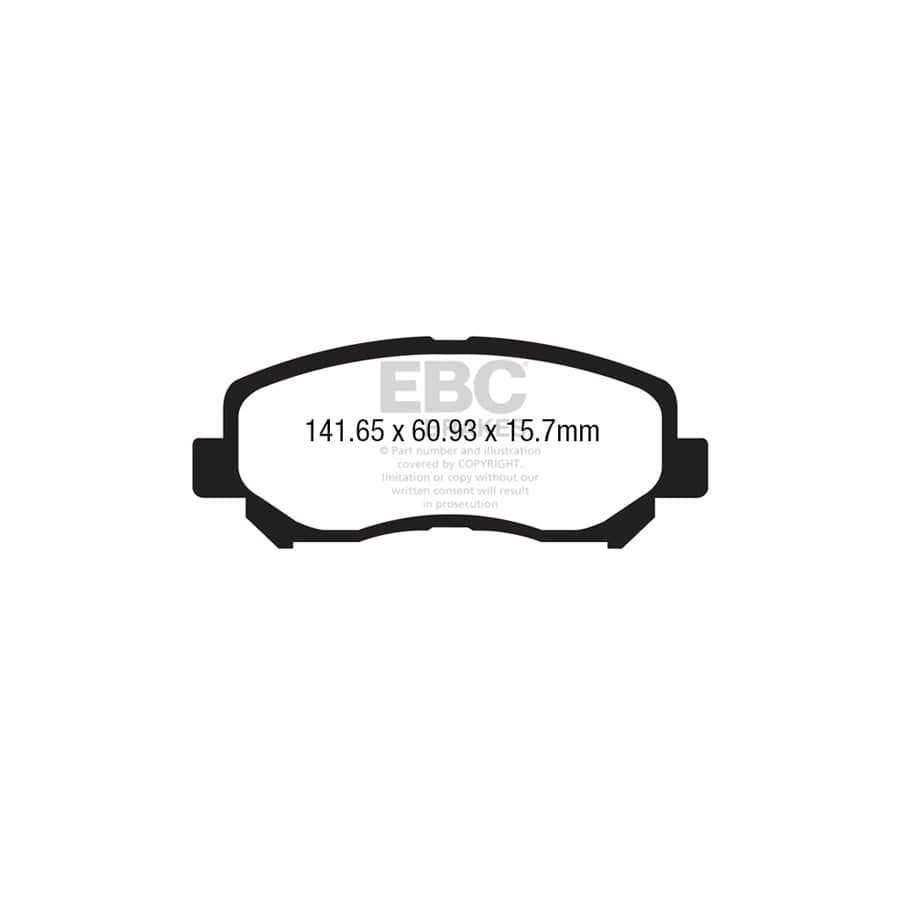 EBC PDKF2458 Mazda CX-5 Ultimax Front Brake Pad & Plain Disc Kit 2 | ML Performance UK Car Parts