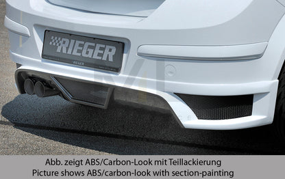 Rieger 00051269 Opel Astra H Rear Diffuser 1 | ML Performance UK Car Parts