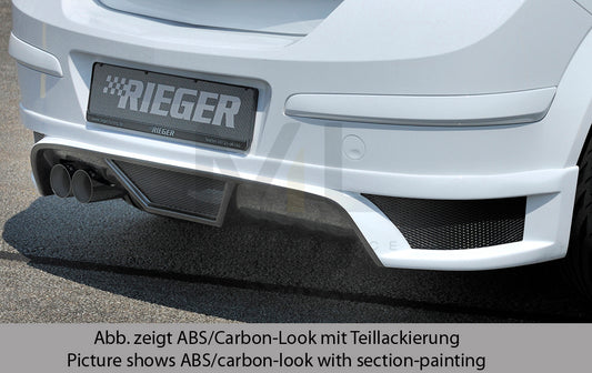 Rieger 00051269 Opel Astra H Rear Diffuser 1 | ML Performance UK Car Parts