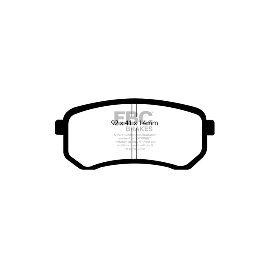 EBC PD40K903 Hyundai Kia Ultimax Pad & Plain Disc Kit (Inc. i-10 & Picanto) 3 | ML Performance UK Car Parts