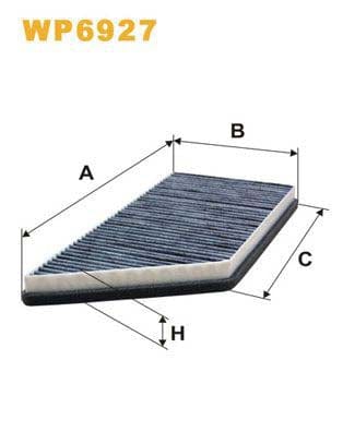 WIX Filters WP6927 Pollen Filter For Peugeot 206