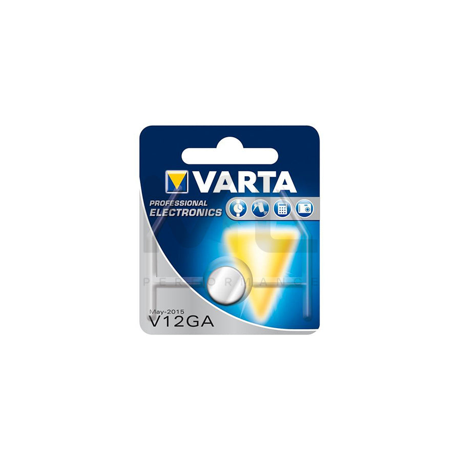 VARTA V12GA/LR43 04278 101 401 Button cell battery 1.5V, 120mAh, Piece | ML Performance Car Parts