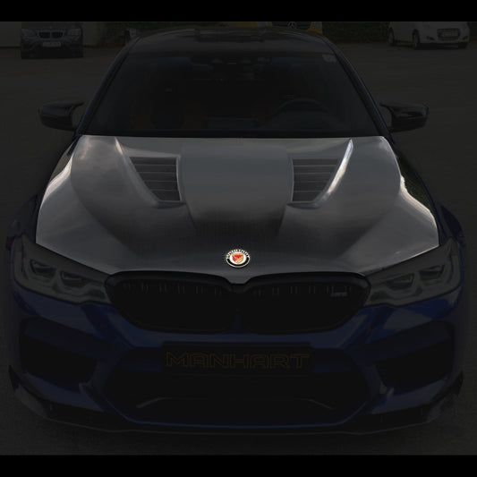 MANHART MH2F9011110 CARBON HOOD FOR BMW F90 M5 (COMPETITION / CS) WITH GTR AIR-VENTS