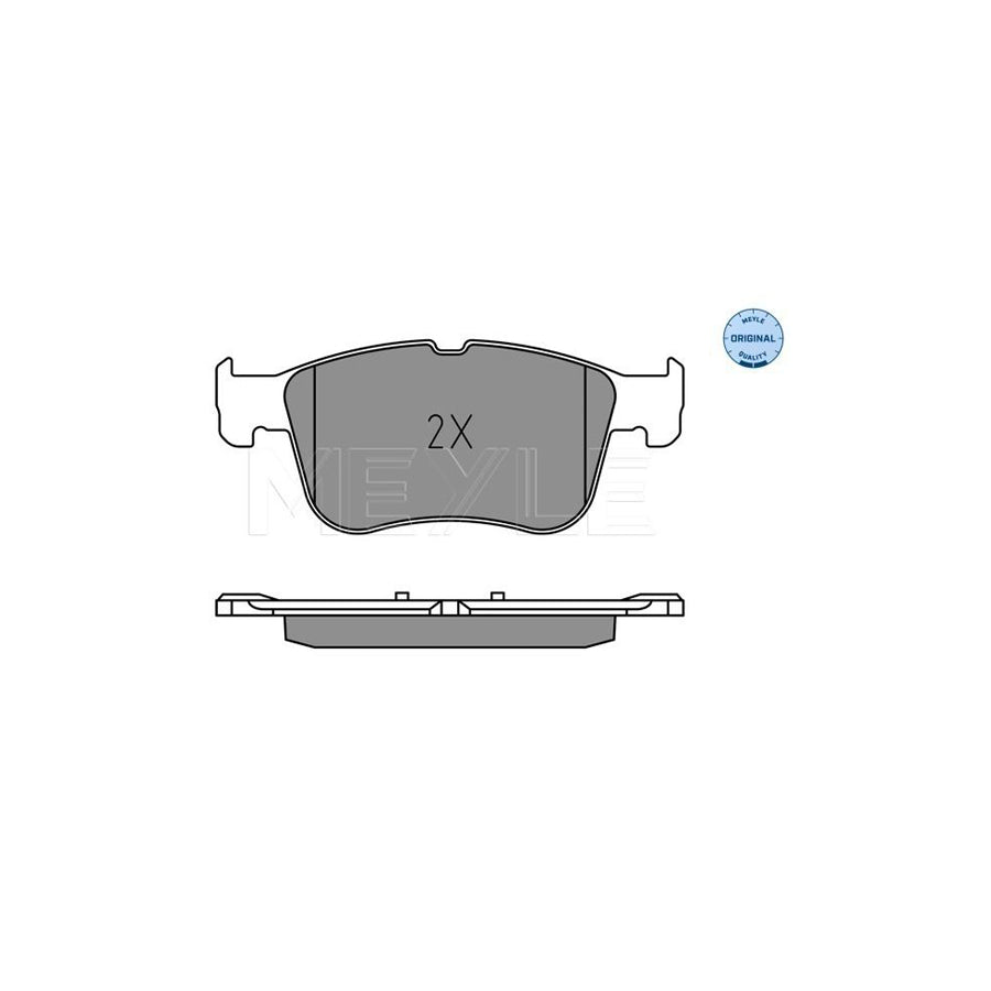 Meyle 025 214 5418/W Brake Pad Set