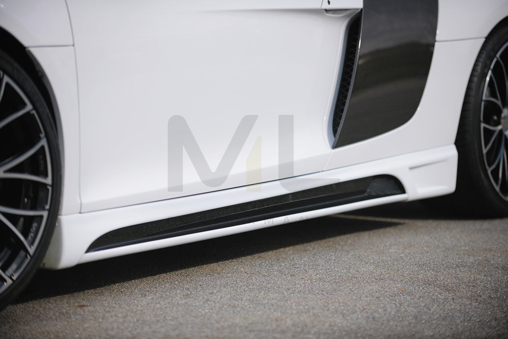 Rieger 00099806 Audi R8 Left Side Skirt 1 | ML Performance UK Car Parts