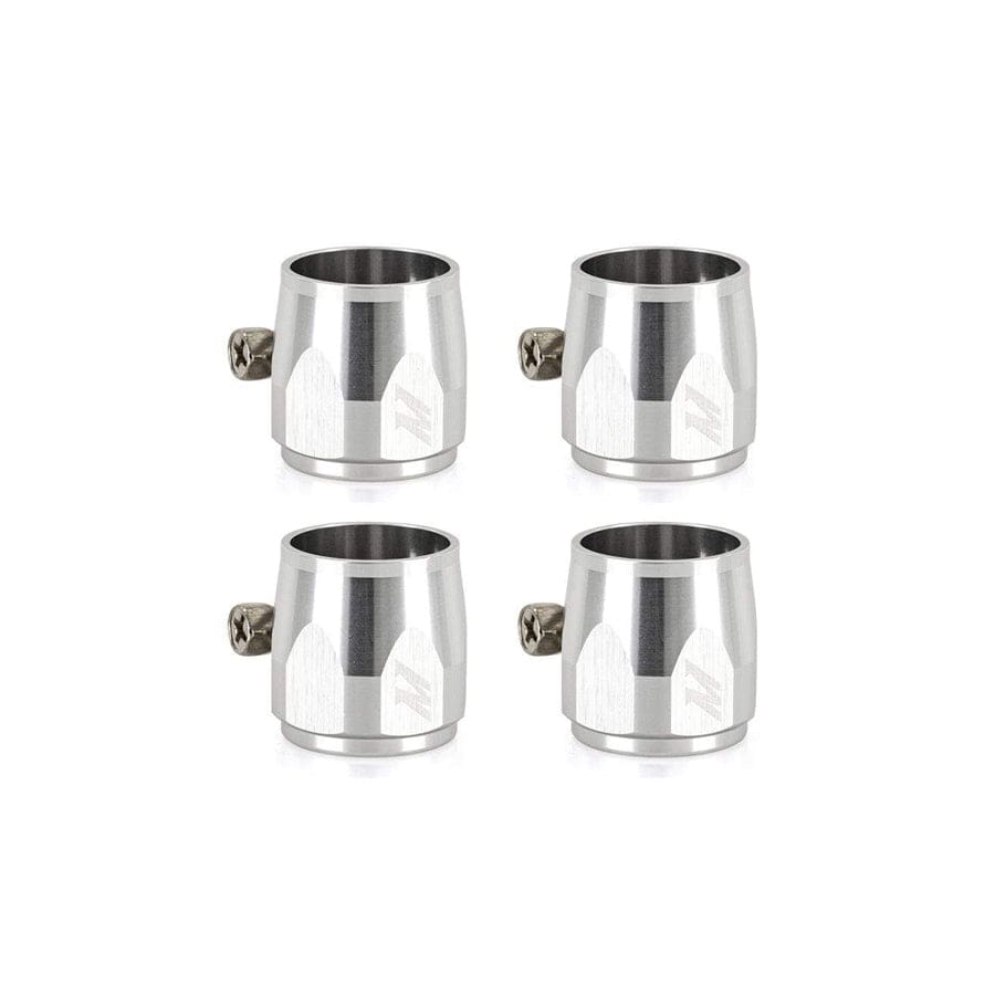 Mishimoto MMHXF-10-4-SL Aluminum -10AN Hex Finishers - Silver