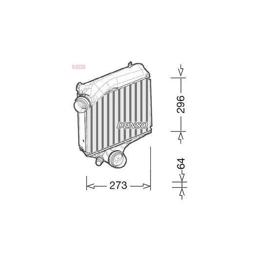 Denso DIT28023 Dit28023 Intercooler For Porsche Panamera (970) | ML Performance UK