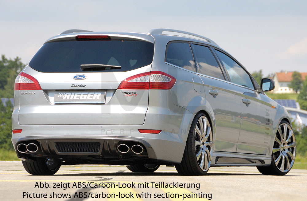 Rieger 00099111 Ford BA7 Mondeo Rear Diffuser 3 | ML Performance UK Car Parts