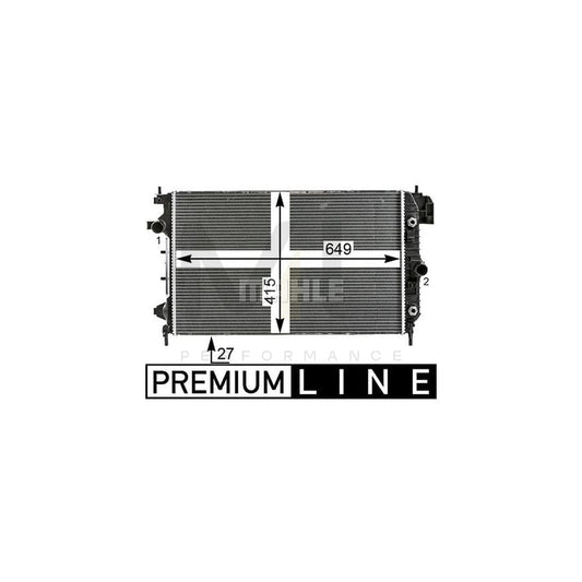 MAHLE ORIGINAL CR 27 000P Engine radiator Brazed cooling fins, Automatic Transmission | ML Performance Car Parts