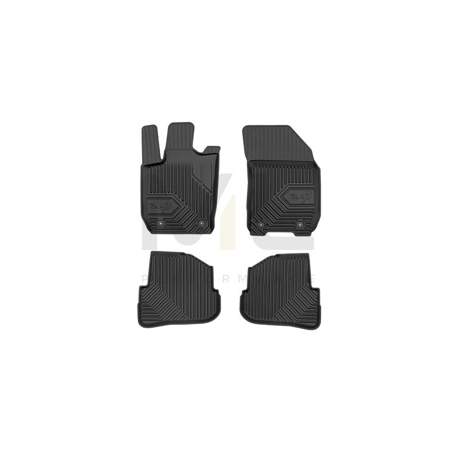 FROGUM Tailored, No.77 77425835 Floor mat set Elastomer, Front and Rear, Quantity: 4, Black | ML Performance Car Parts